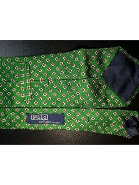 Vintage Polo Ralph Lauren Tie Green